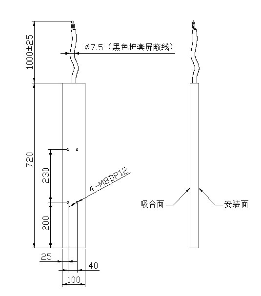 方形机械手电永吸盘球友会网页版-球友会(中国)官方在线登录
尺寸图